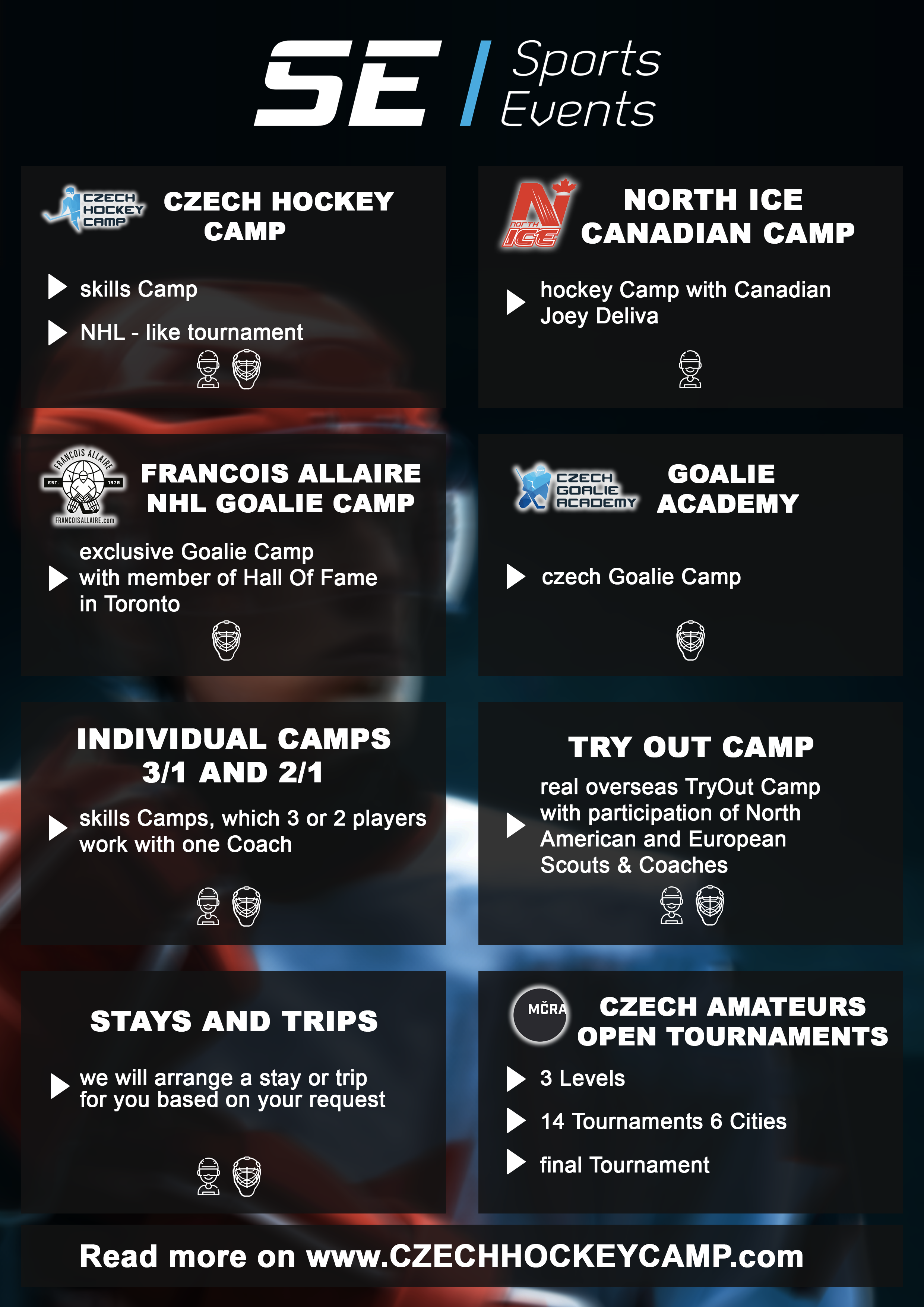 Czech Hockey Camp with tournament NHL